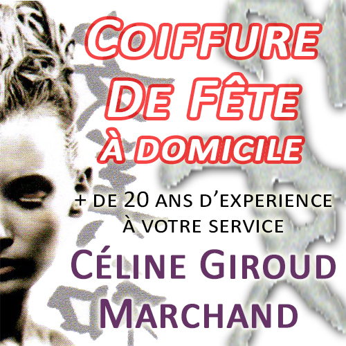 Celine Giroud Marchand Coiffeuse mixte à domicile, Coiffure mariage